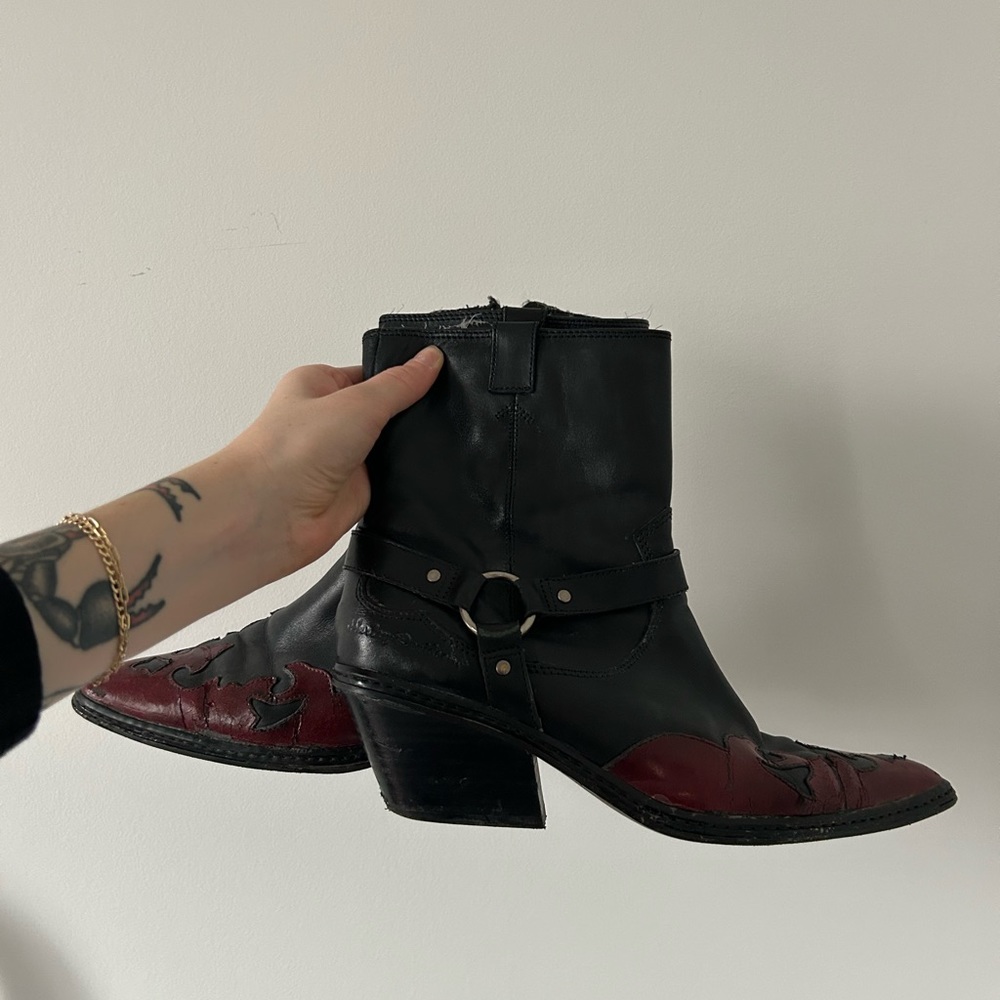 Vintage Harley Davidson Motorcycle Boots
